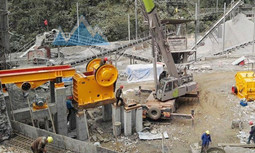 Planta de trituración y cribado de piedra de granito de 200 toneladas por hora en Jiangsu.