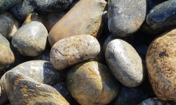 Trituración de guijarros de río